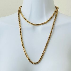 Vintage Monet Rope Chain